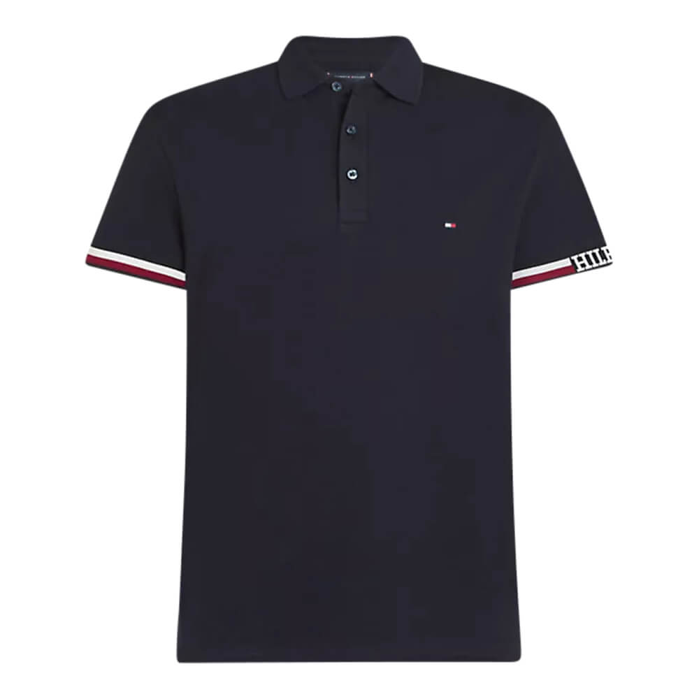 Tommy Hilfiger Monotype Flag Cuff Slim Fit Desert Sky