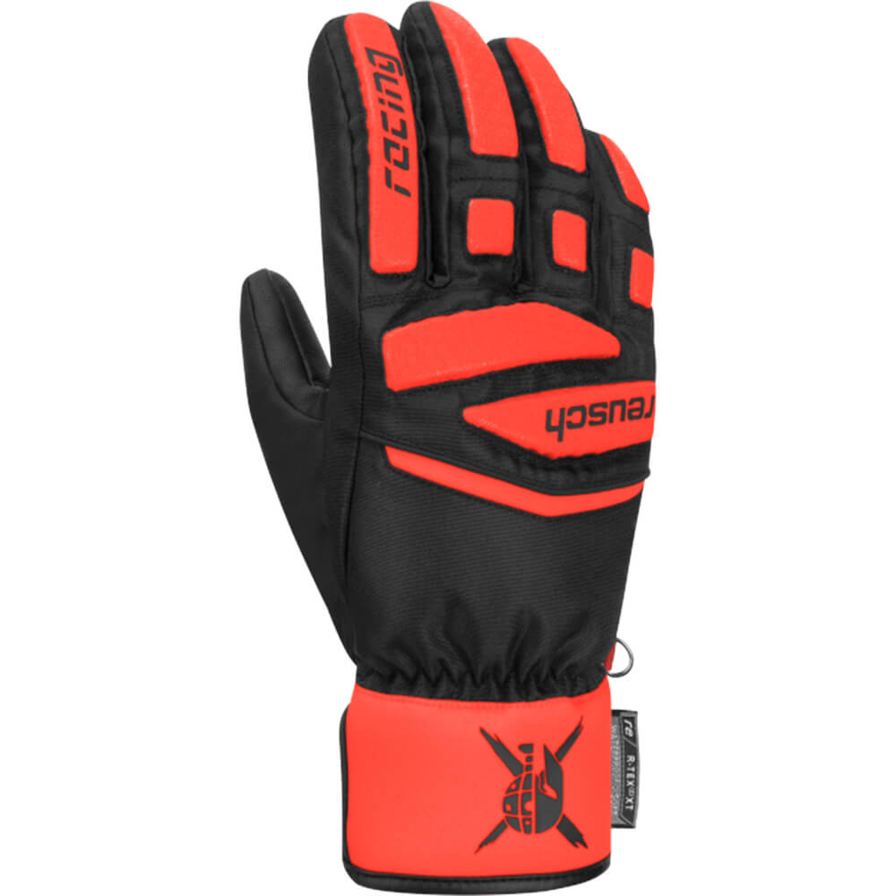 Reusch Worldcup Warrior Prime R-TEX XT Junior Black/Fluo Red