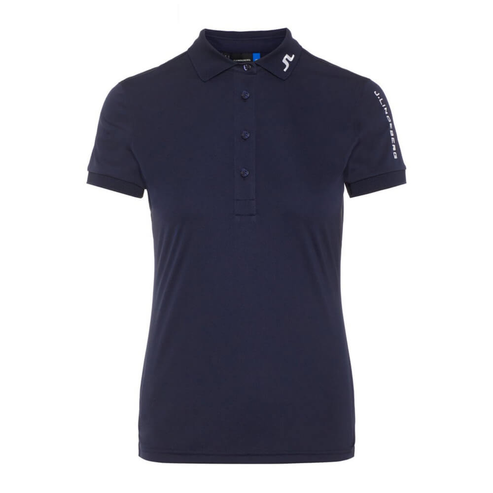 J. Lindeberg W's Tour Tech Golf Polo Navy