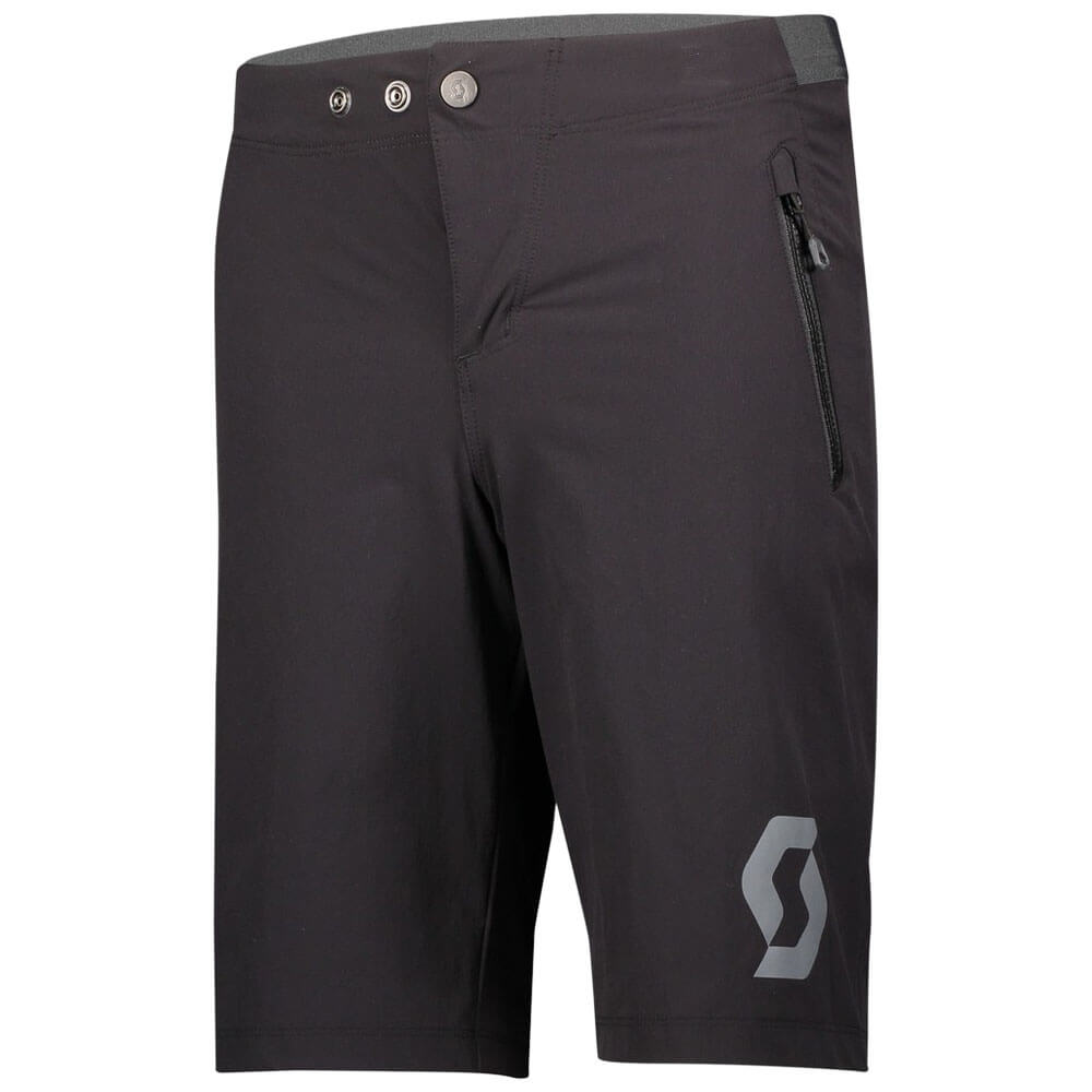SCOTT Jr Trail 10 ls/fit w/pad Black