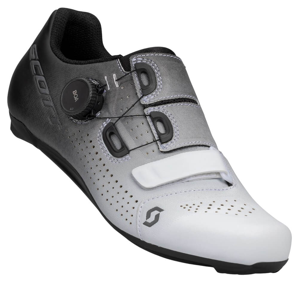 SCOTT W's Road Team Boa Black Fade/White