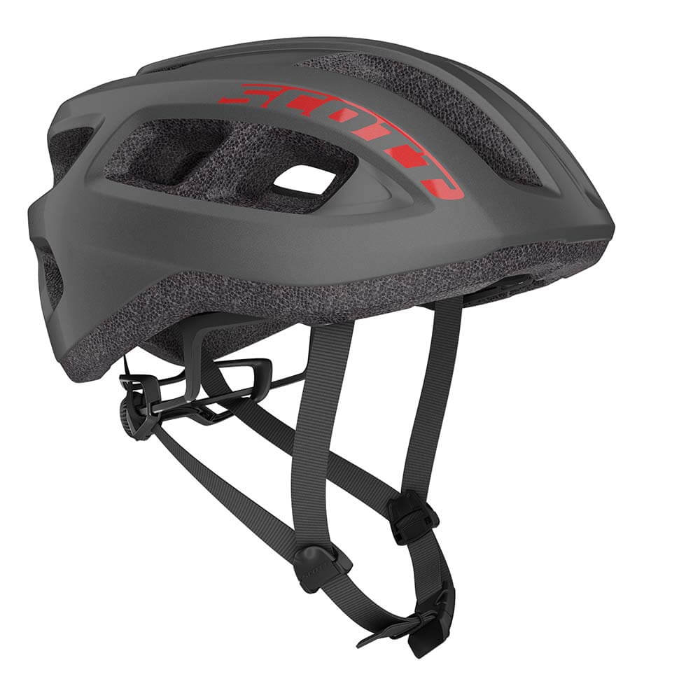 SCOTT Supra Road Helm Dark Grey/Red