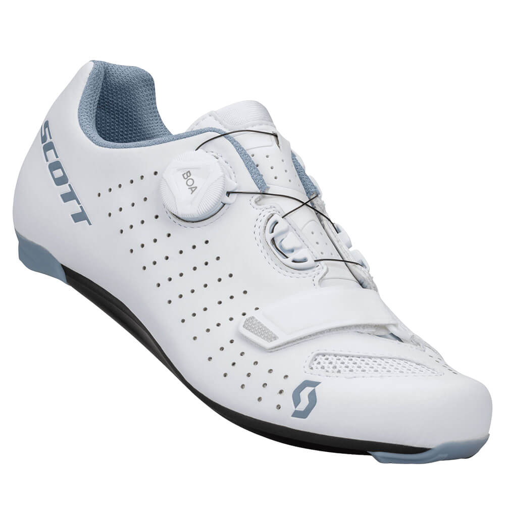 SCOTT W's Road Comp Boa Matt White/Light Blue SCOTT W's Road Comp Boa Matt White/Light Blue