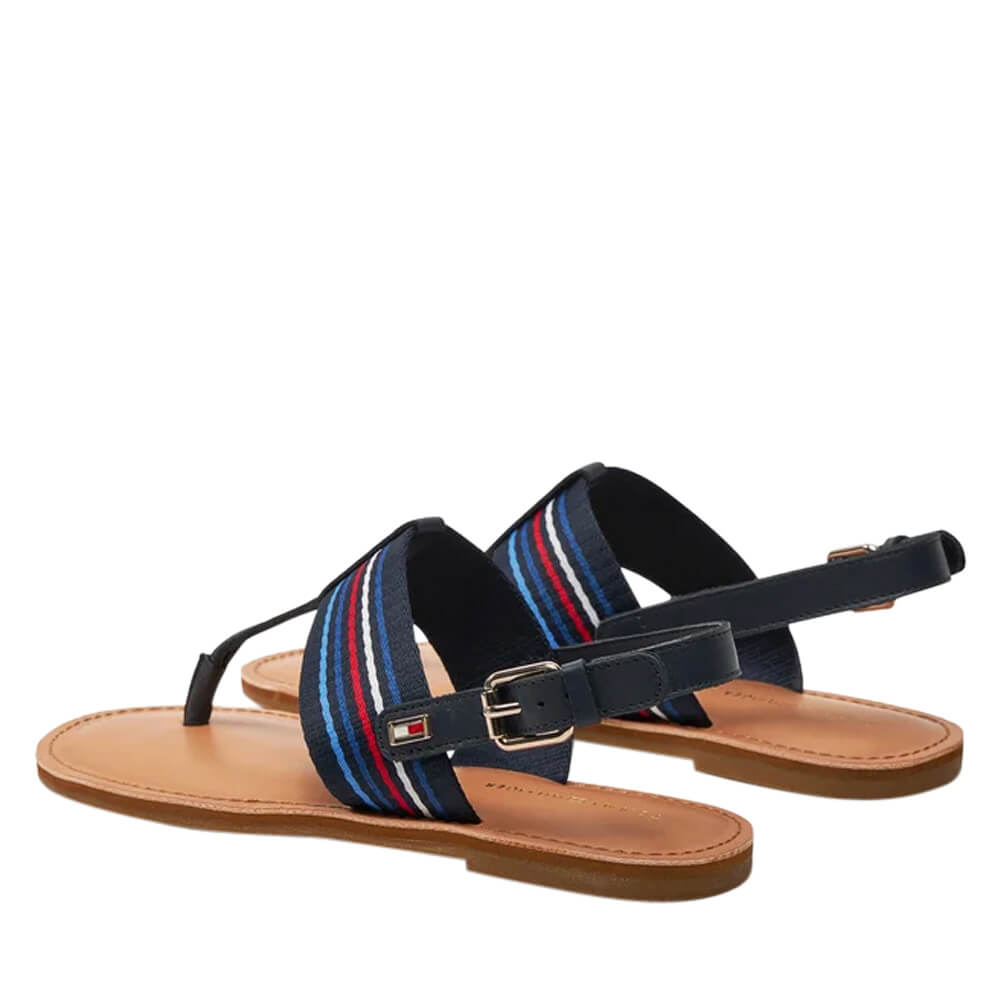Tommy Hilfiger Flat Sandal Stripes Space Blue