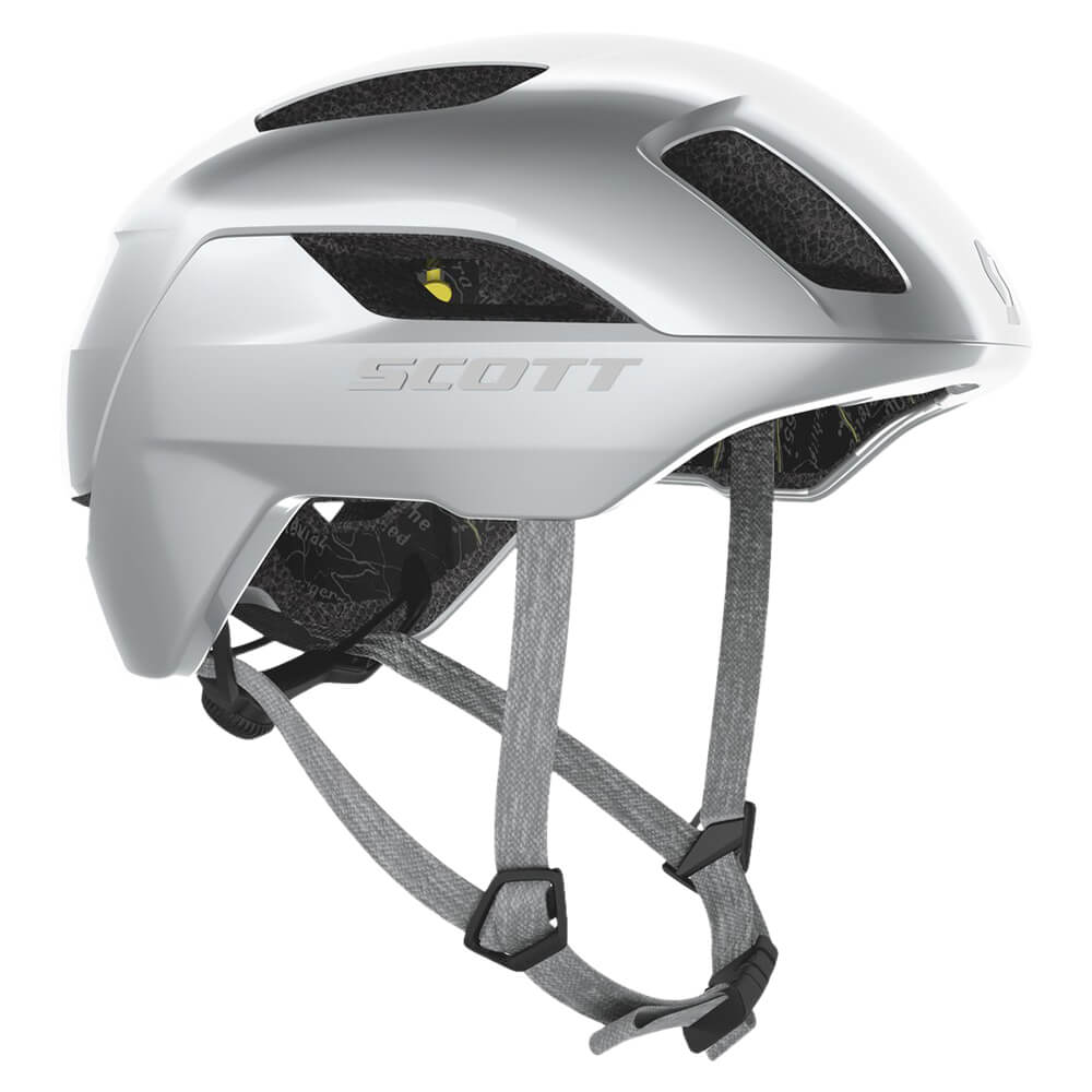 SCOTT La Mokka Plus Helmet (CE) Vogue Silver/Reflective Grey