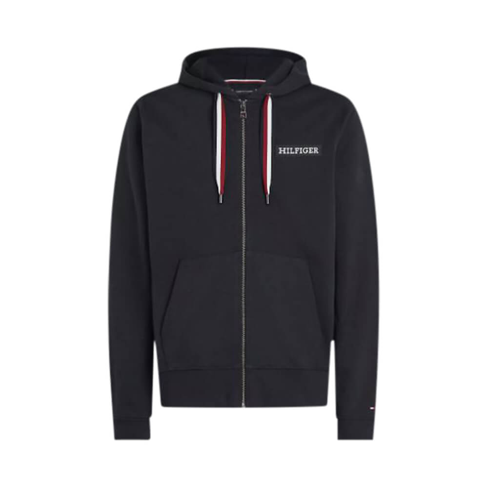 Tommy Hilfiger Global Stripe Hooded ZIP Thru Desert Sky