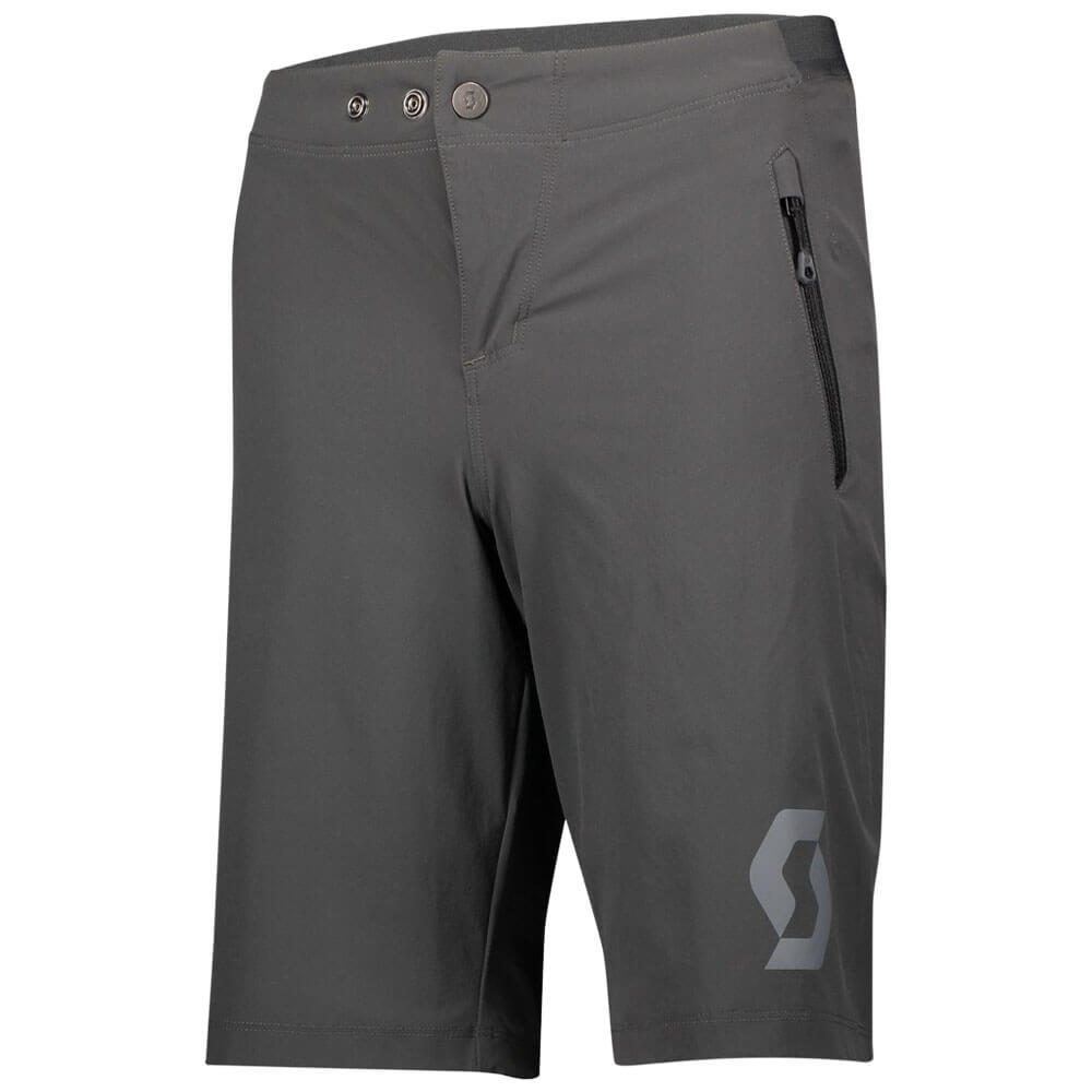 SCOTT Jr Trail 10 ls/fit w/pad Dark Grey