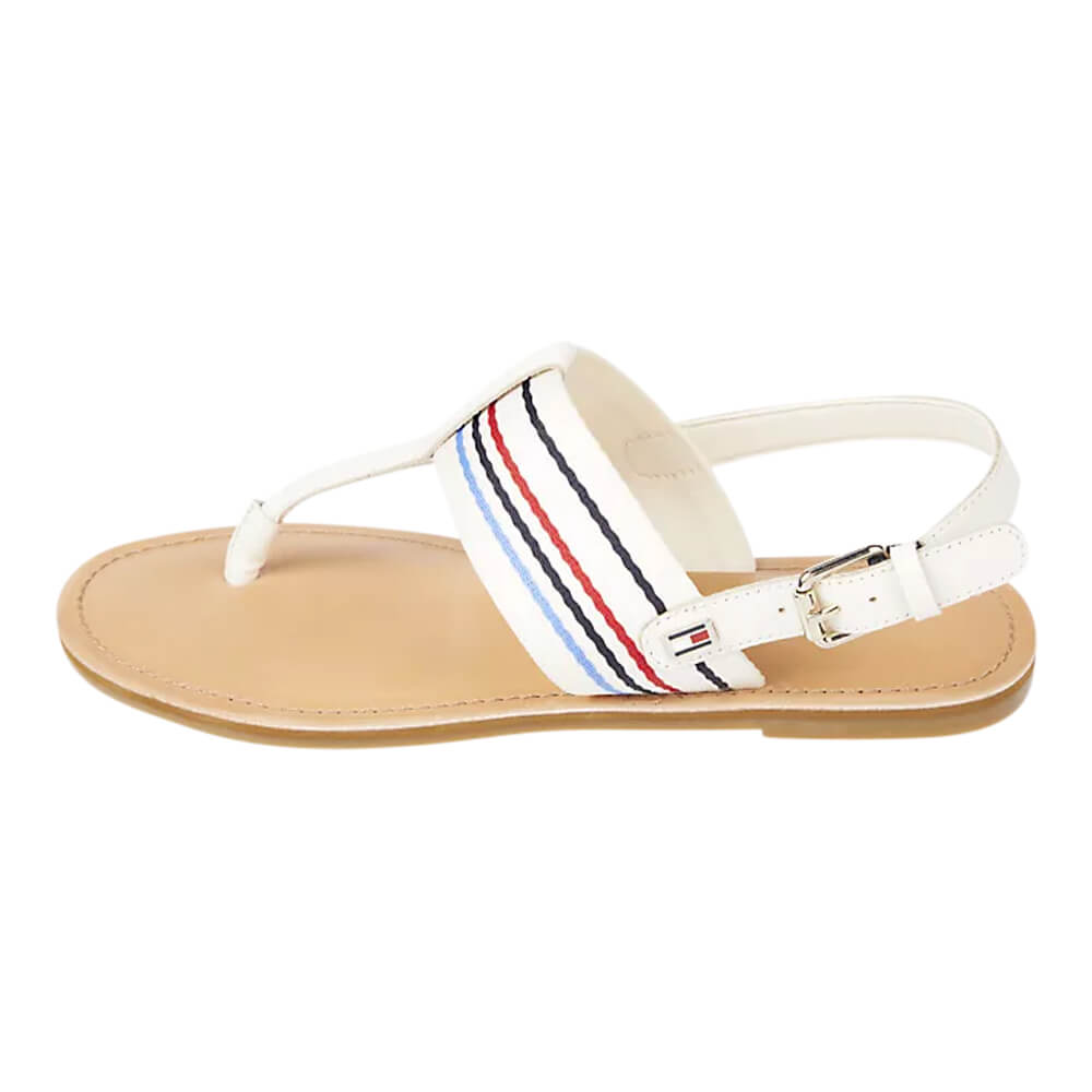 Tommy Hilfiger Flat Sandal Stripes Calico