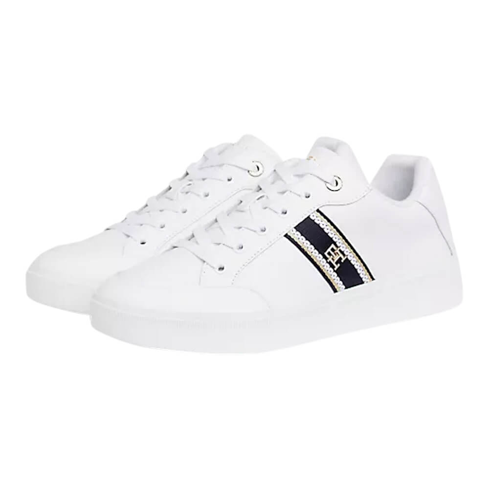 Tommy Hilfiger Webbing Court Sneaker White