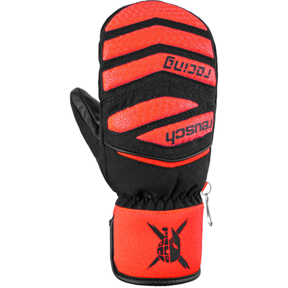 Reusch Worldcup Warrior Prime R-TEX XT Junior Mittens Black/Fluo Red