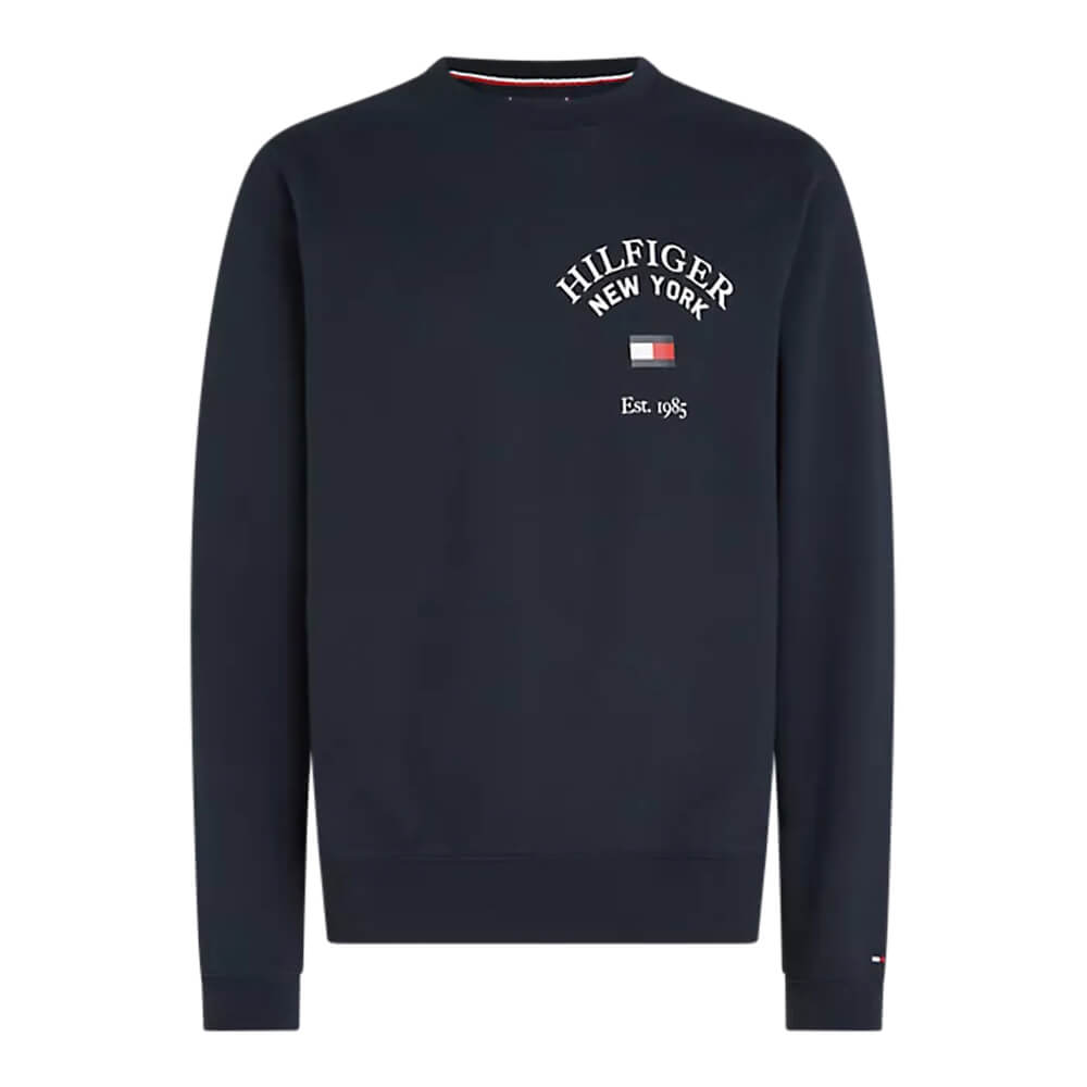 Tommy Hilfiger Arched Varsity Sweatshirt Desert Sky