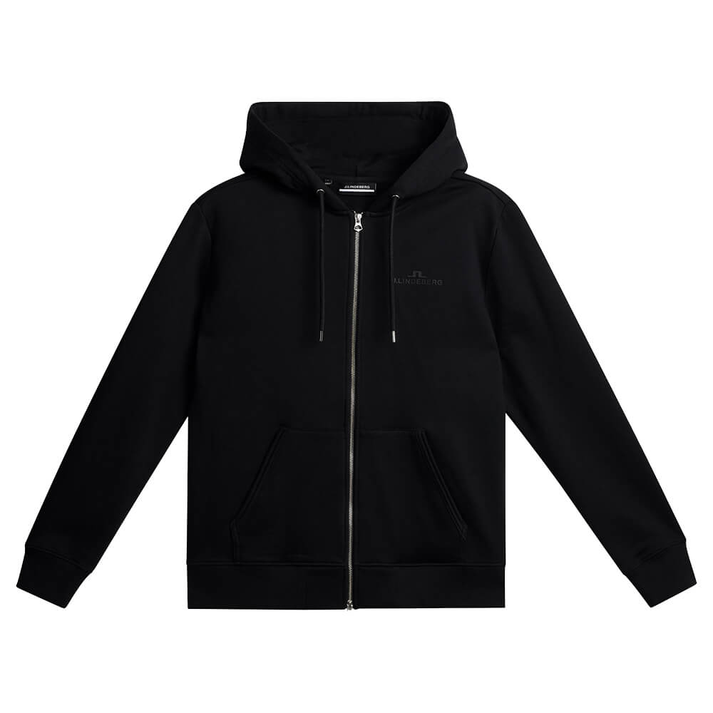 J. Lindeberg Alpha Zip Hoody Black
