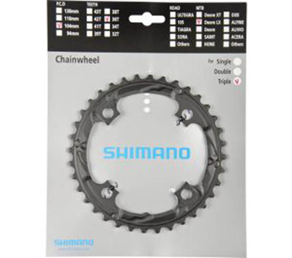 Shimano KETTENBLATT 36Z. FCT661 SCHW.