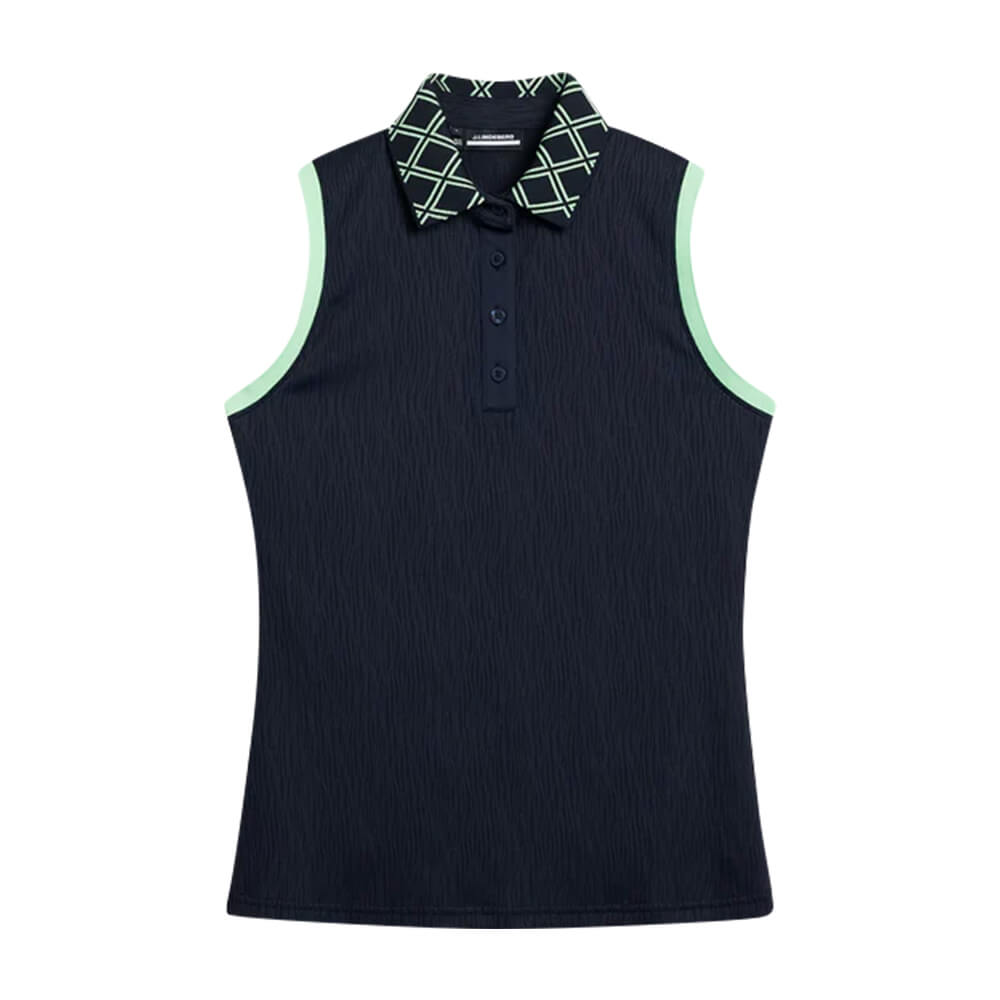 J. Lindeberg Lila Sleeveless Top Navy