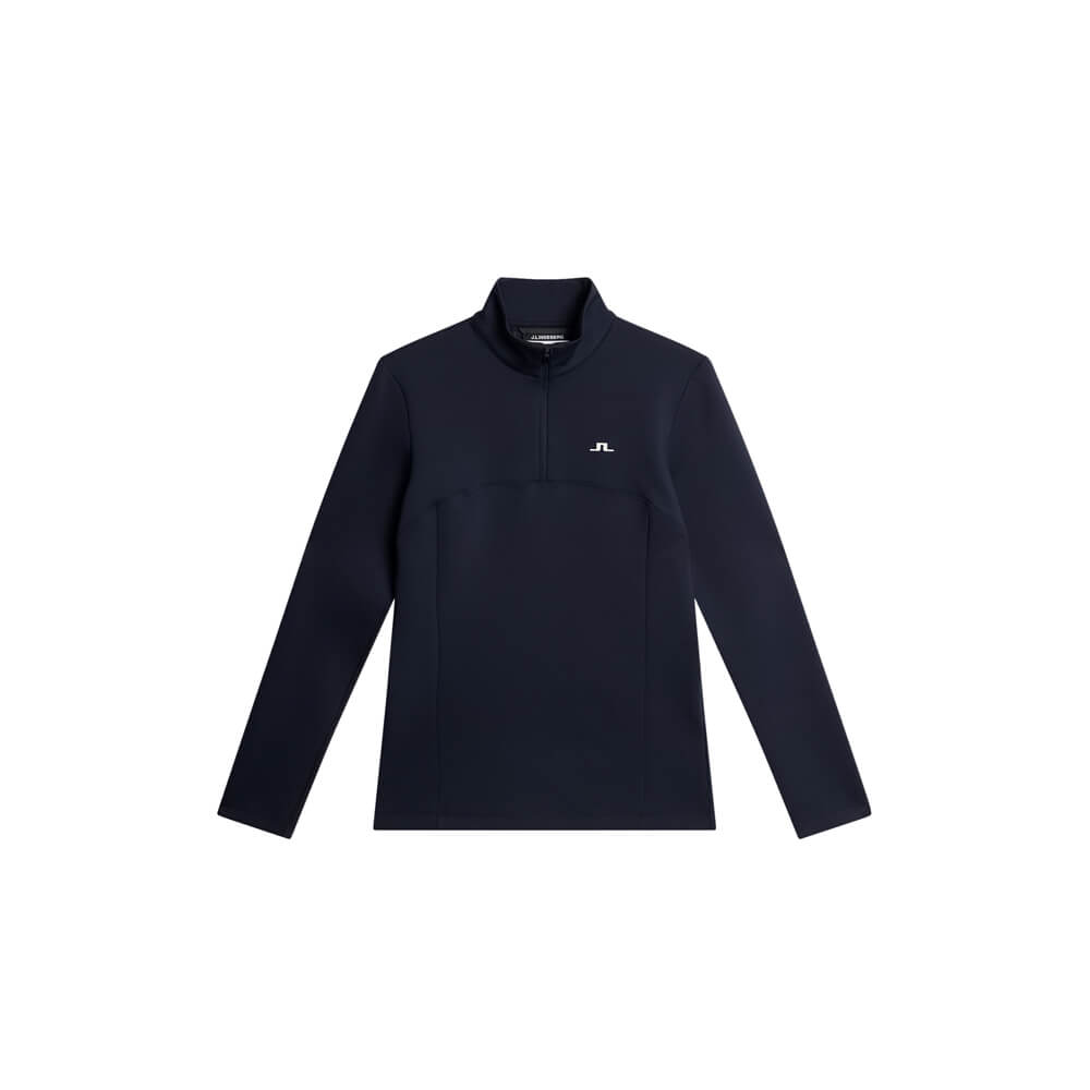 J. Lindeberg Lorelei Quarter Zip Mid Layer Women Navy