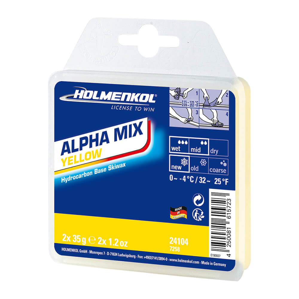 Holmenkol Alphamix WC yellow 2x35 g