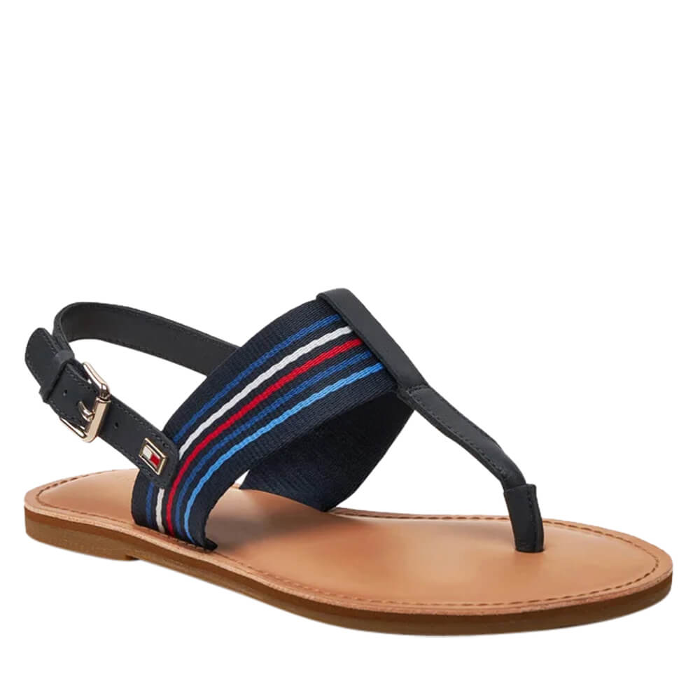 Tommy Hilfiger Flat Sandal Stripes Space Blue